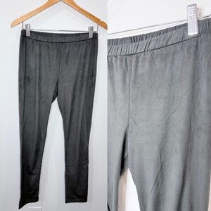 Kische Velvet Black Leggings